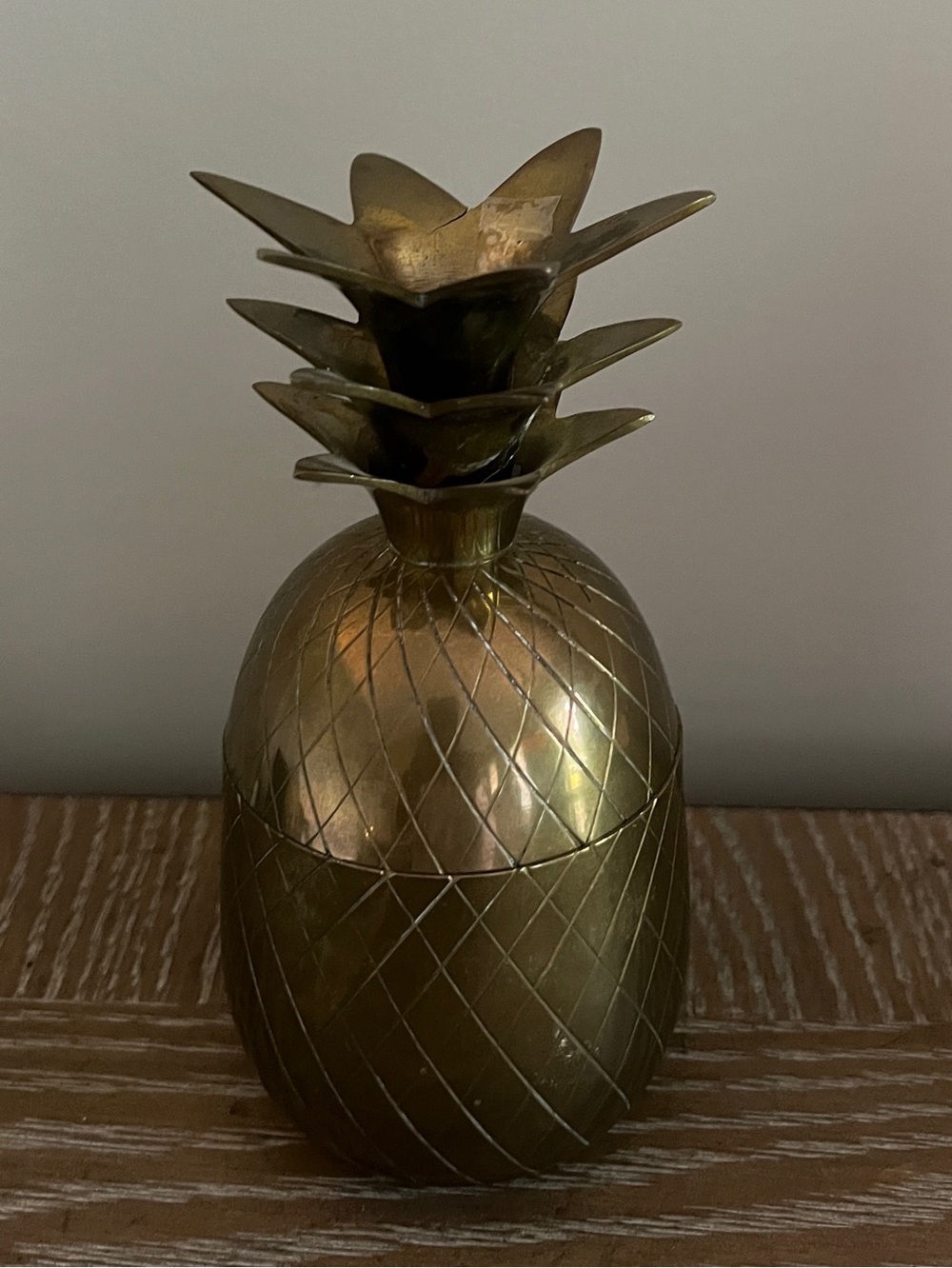 Brass Pineapple Decorative Accent - Gold